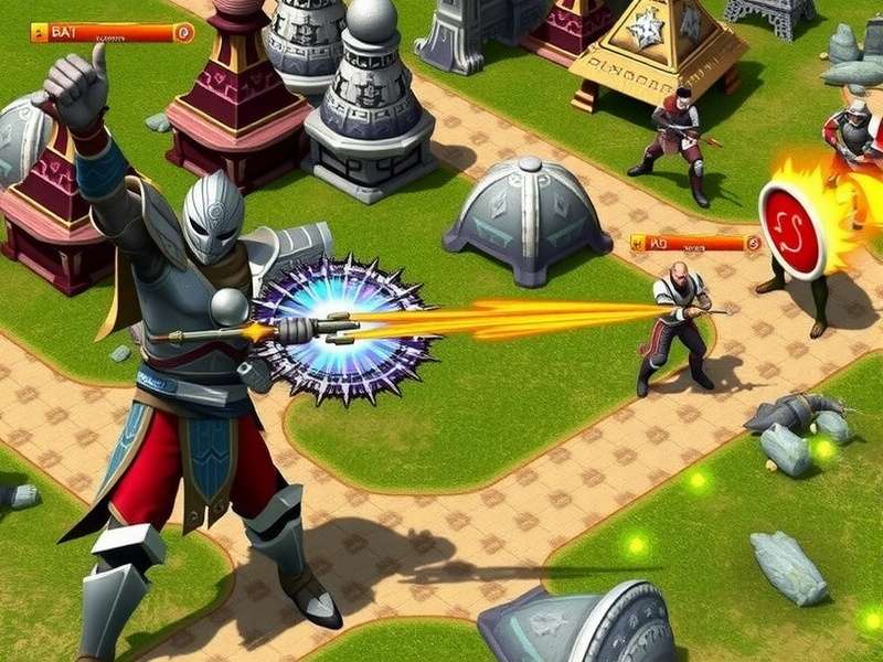 Valorous Heroes Rise combat screenshot